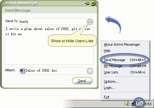 Active Messaging Server Screenshot